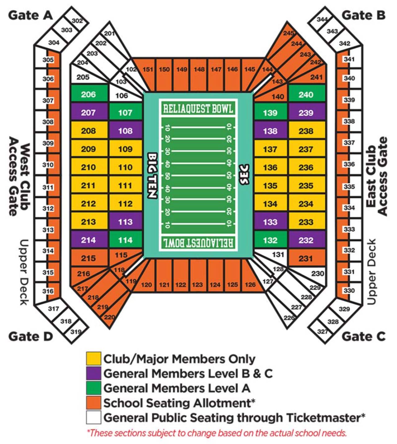 Raymond James Stadium Parking Entry Instructions