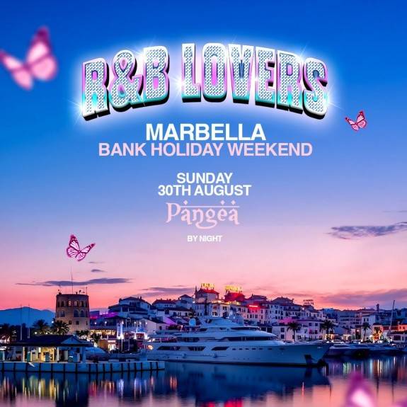 R&B Lovers Bank Hol Special - Sun - Pangea Marbella