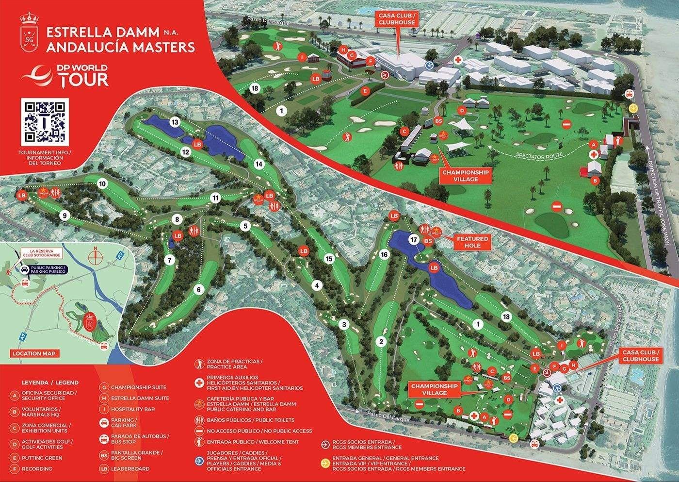 Real Club de Golf Sotogrande Map