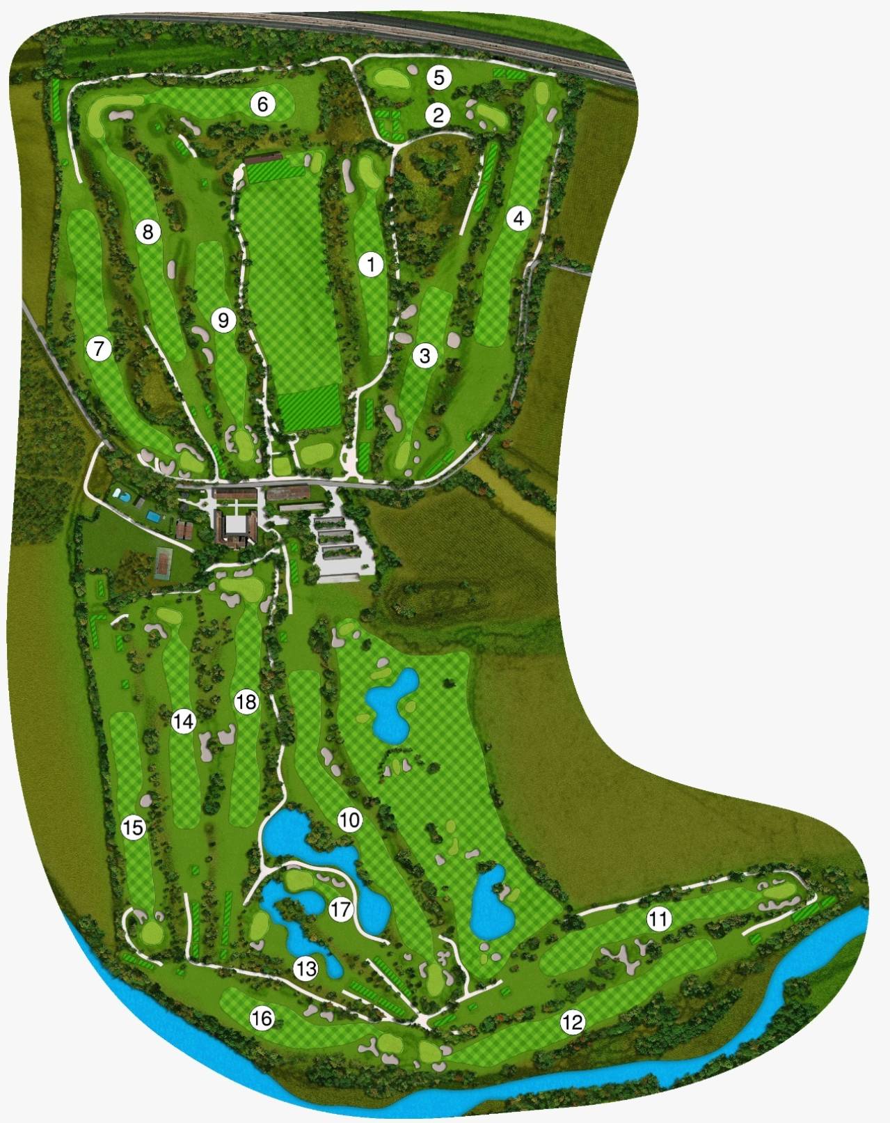 Real Guadalhorce Club de Golf Map