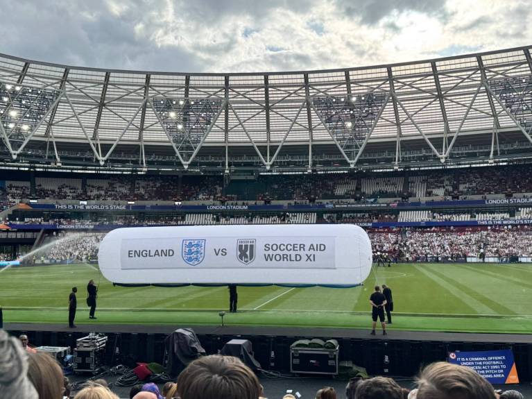Review: I love going soccer aid…