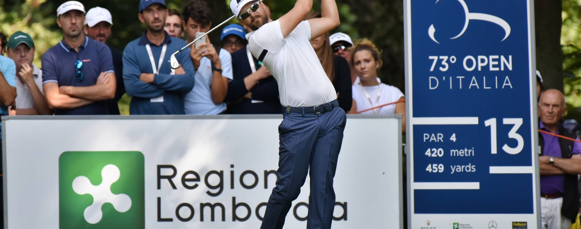 Rikard Karlberg at the Italian Open