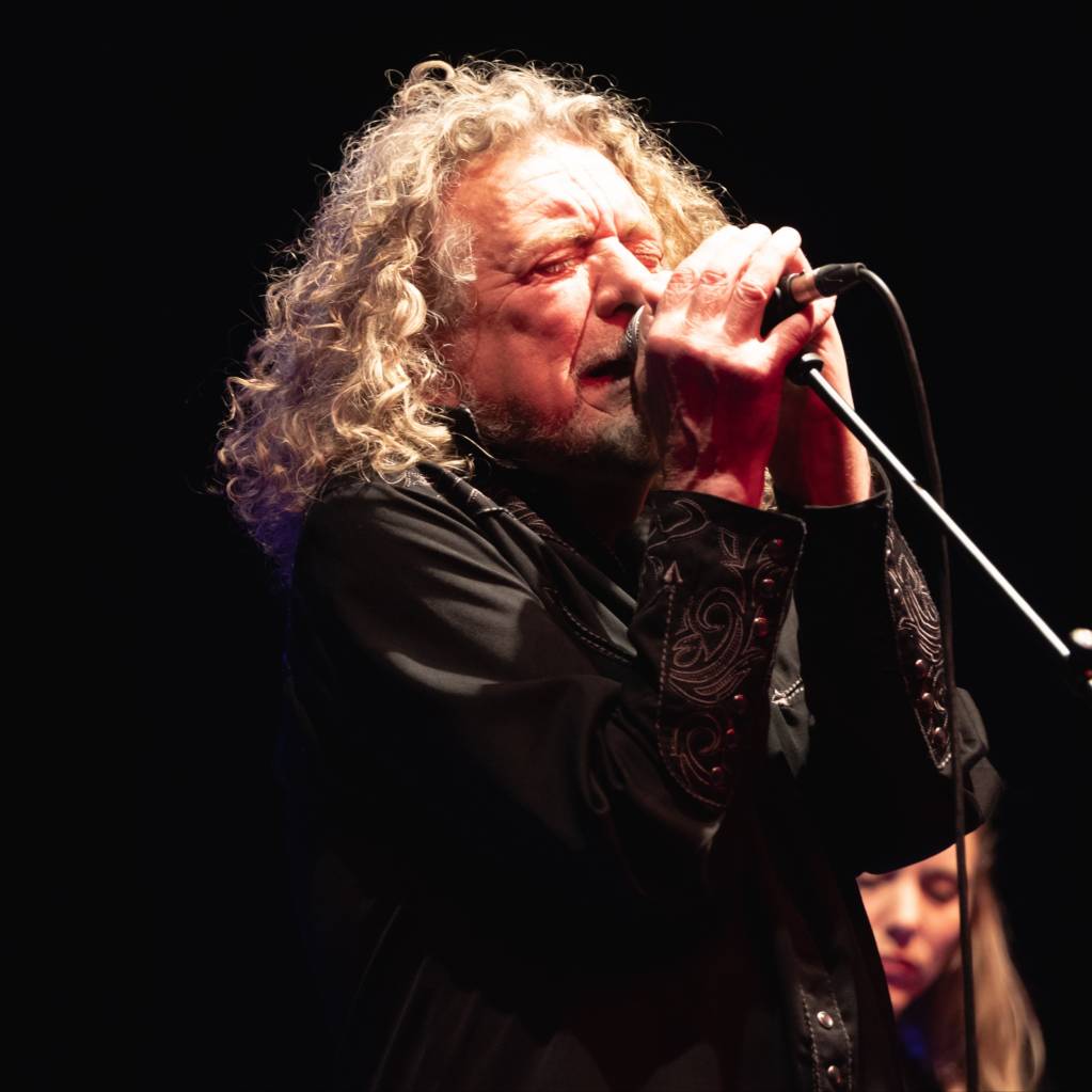 Robert Plant performing in Folkstone