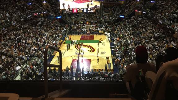 Rocket Mortgage FieldHouse Champions Club view