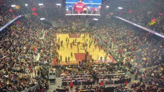 Rocket Mortgage FieldHouse Champions Club view