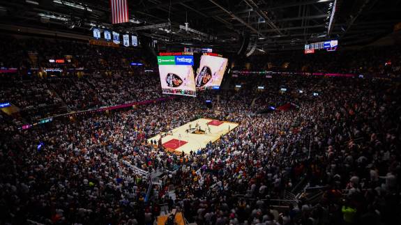 Rocket Mortgage FieldHouse is the home of the Cleveland Cavaliers