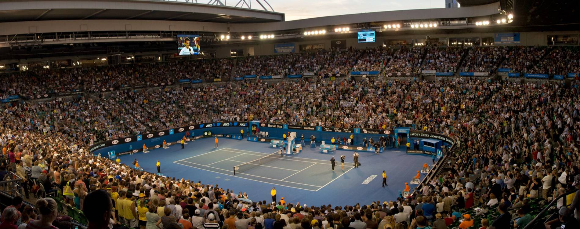 Rod Laver Arena during the Australian Open