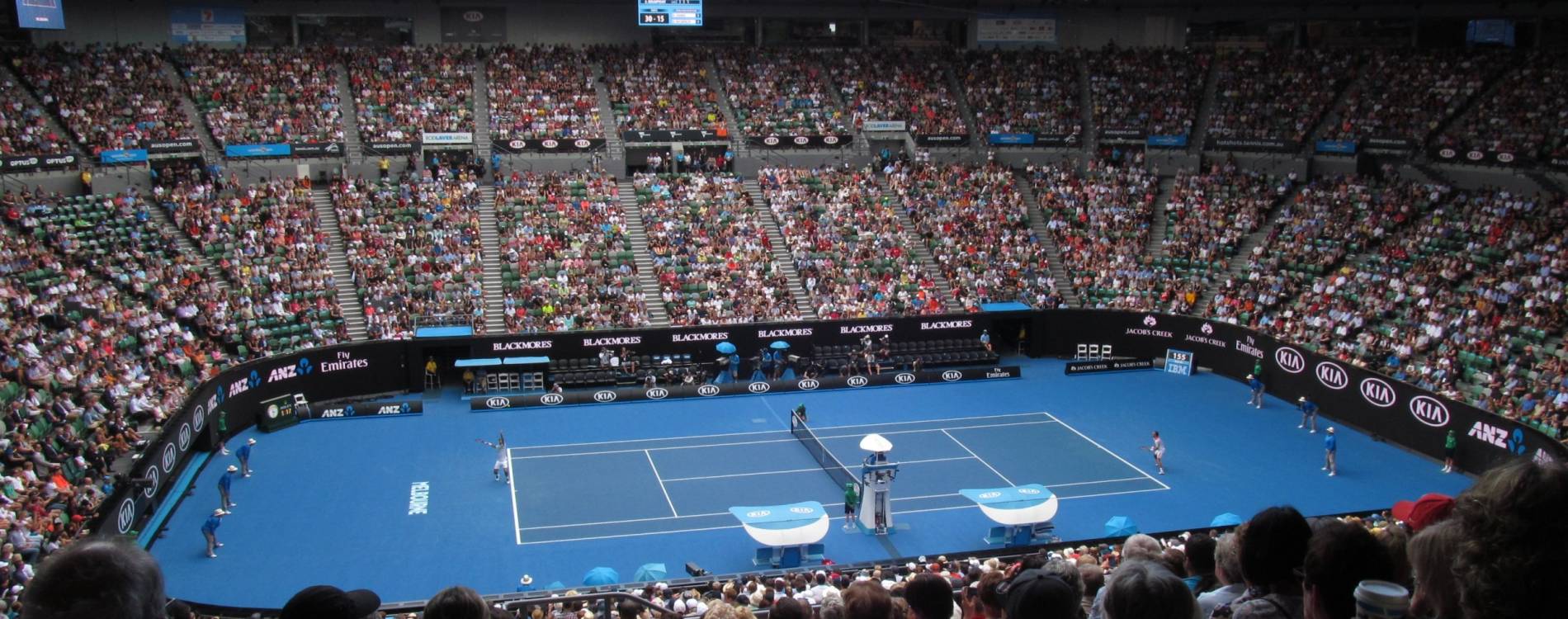 Rod Laver Arena is the primary show court at the Australian Open