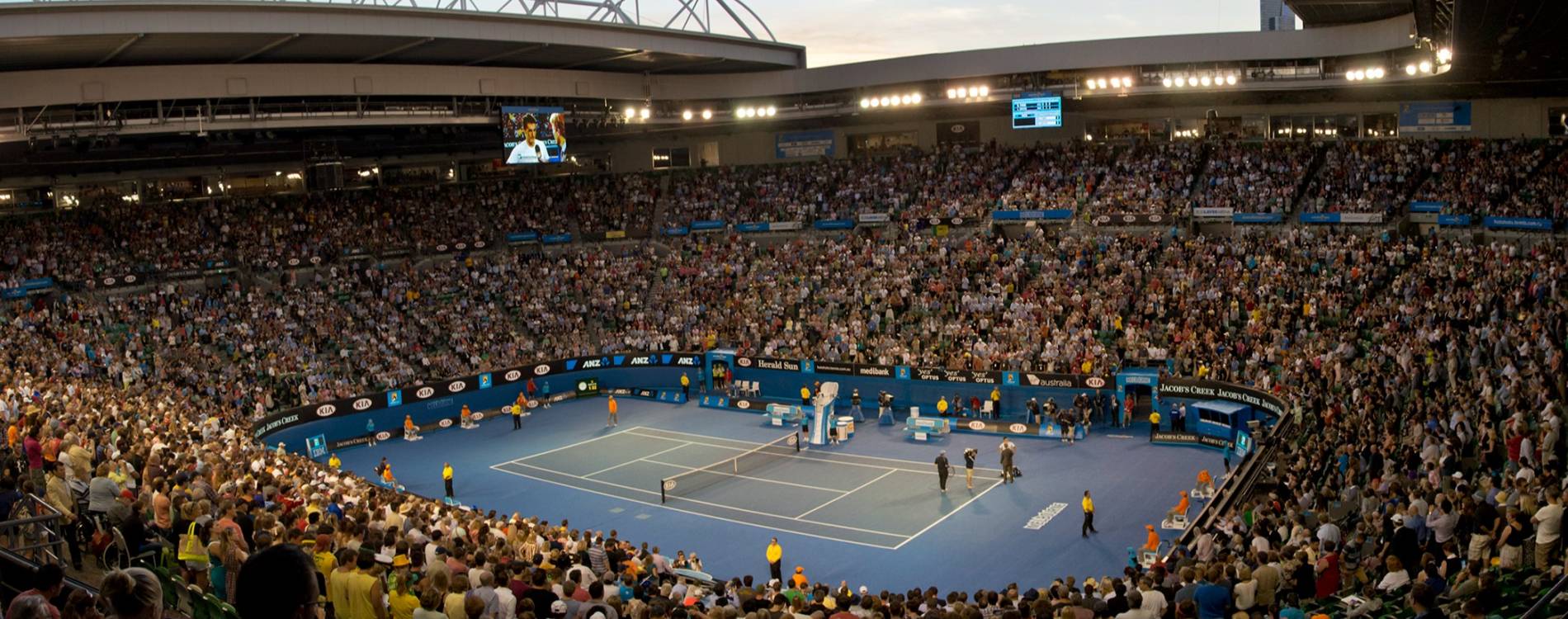 Rod Laver Arena pictured during the Australian Open