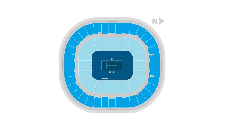 Rod Laver Arena Seating Map
