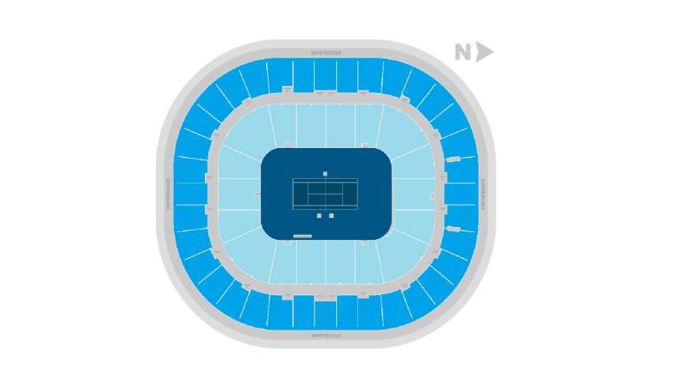 Rod Laver Arena Seating Map
