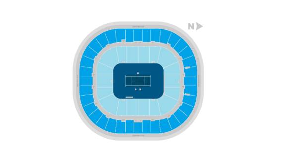 Rod Laver Arena Seating Map