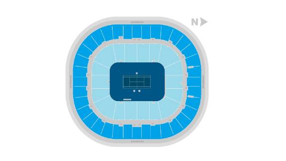 Rod Laver Arena Seating Map