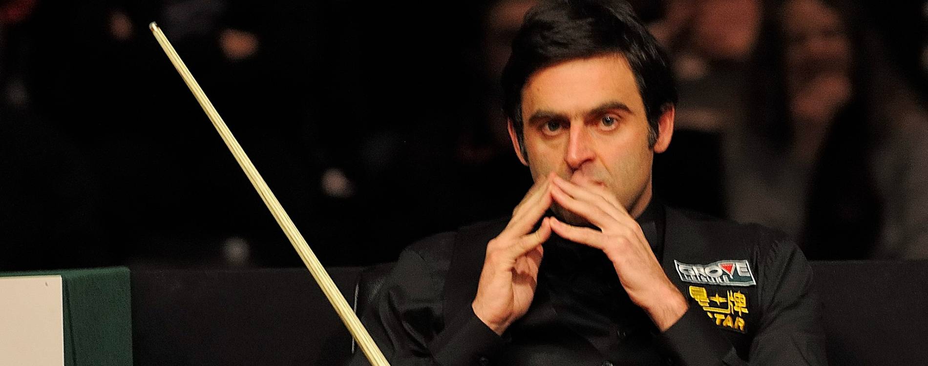 Ronnie O'Sullivan looks on at the German Masters