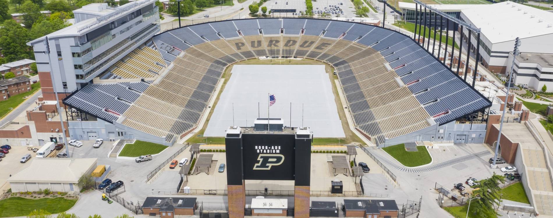 Ross-Ade Stadium is home to the Purdue Boilermakers football team