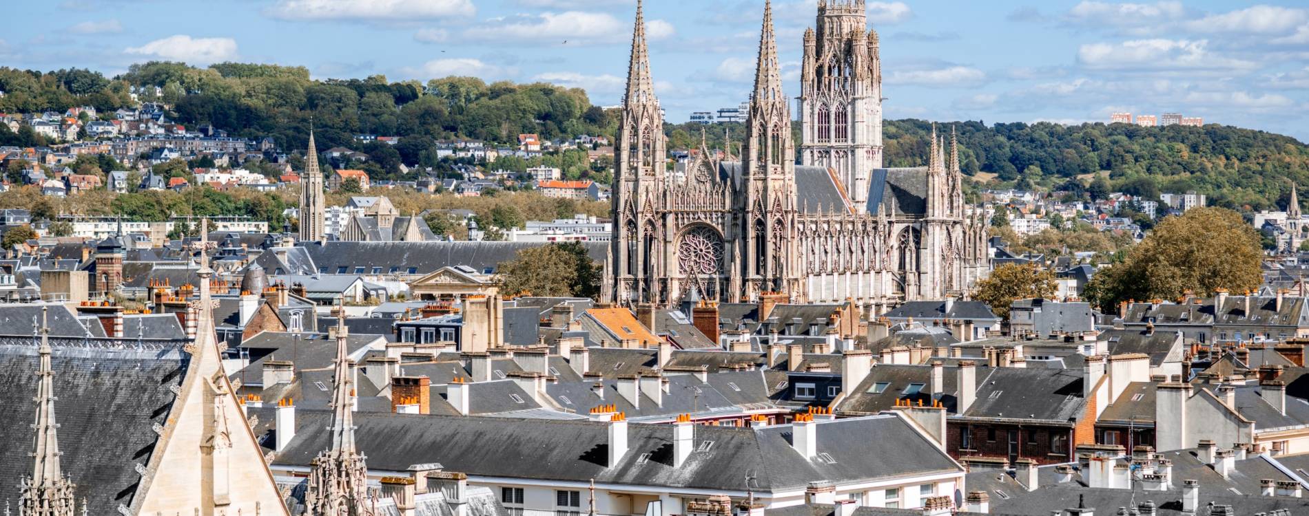 Rouen skyline