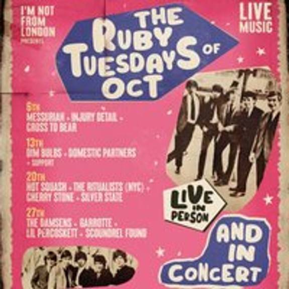 Ruby ft. Hot Squash, The Ritualists (NYC) + MORE