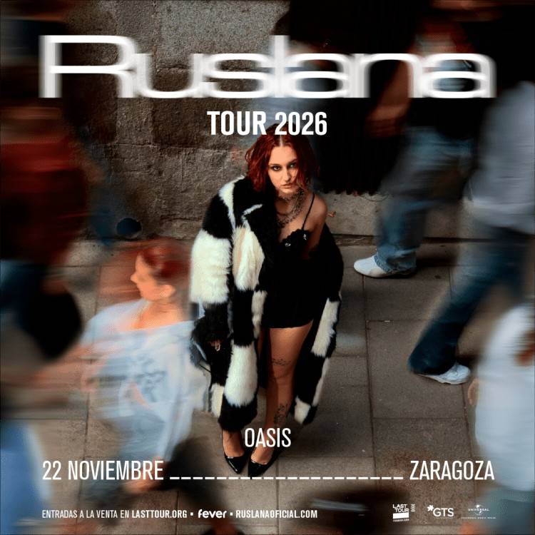 Ruslana en Sala Oasis, Zaragoza 2026