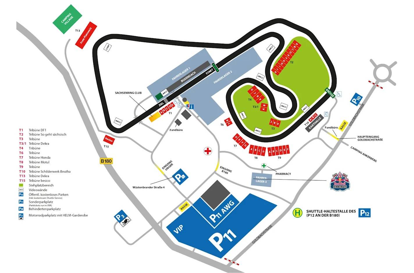 Sachsenring Map