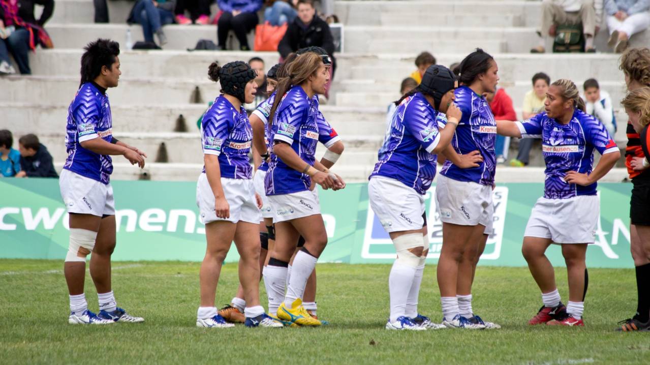 Samoa Women's Rugby Union Team reaction