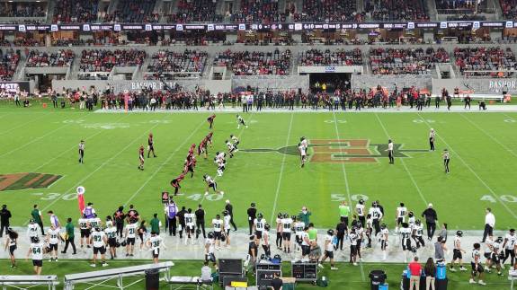 San Diego Aztecs playing at Snapdragon Stadium