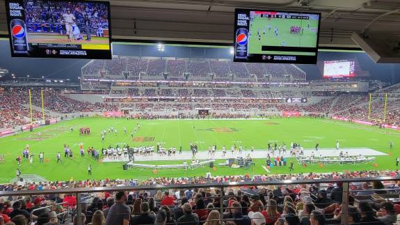 San Diego Aztecs playing at Snapdragon Stadium