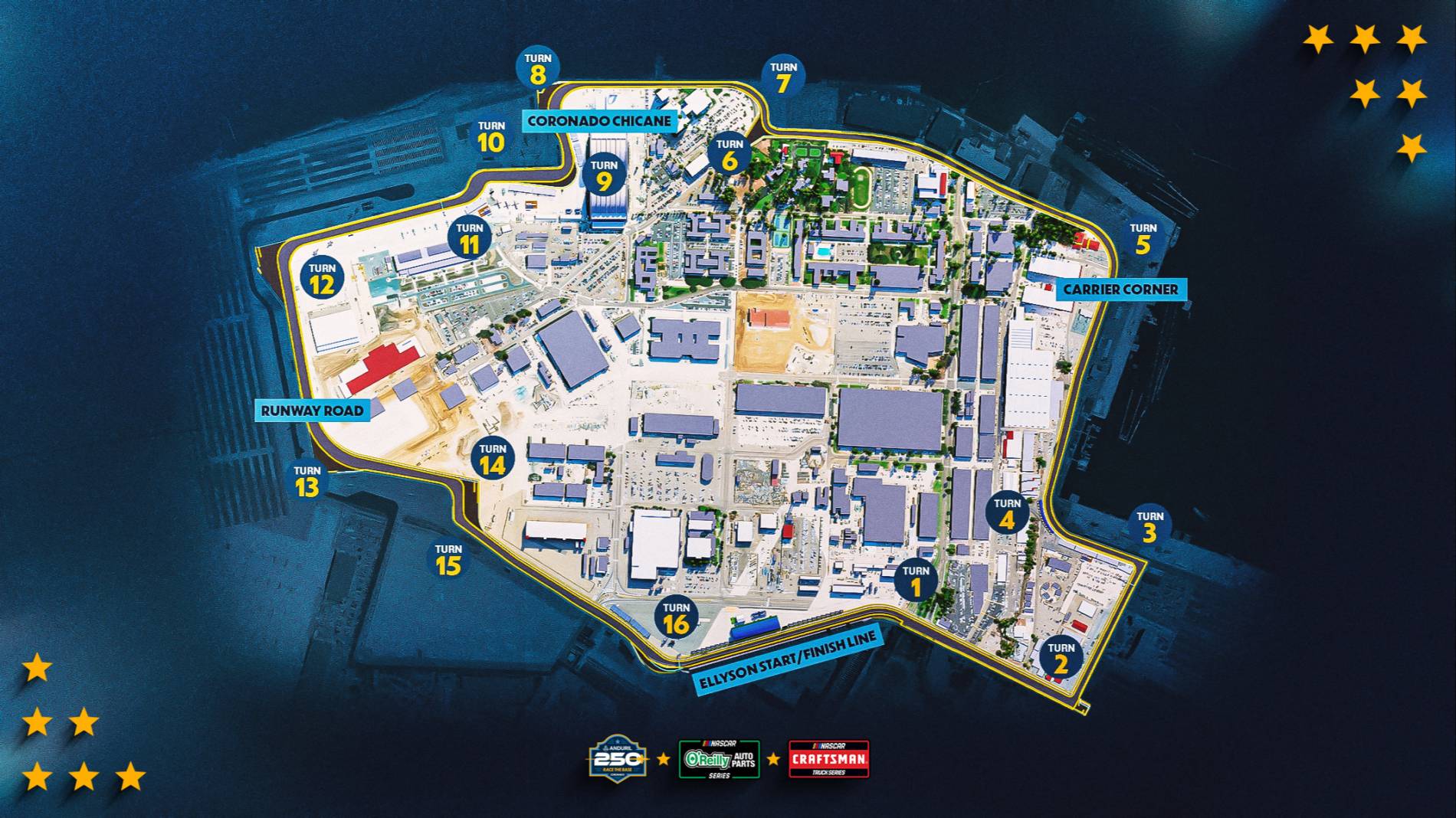 San Diego Street Course Map