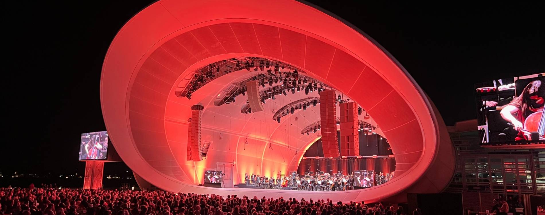 San Diego Symphony performing at the Rady Shell at Jacobs Park