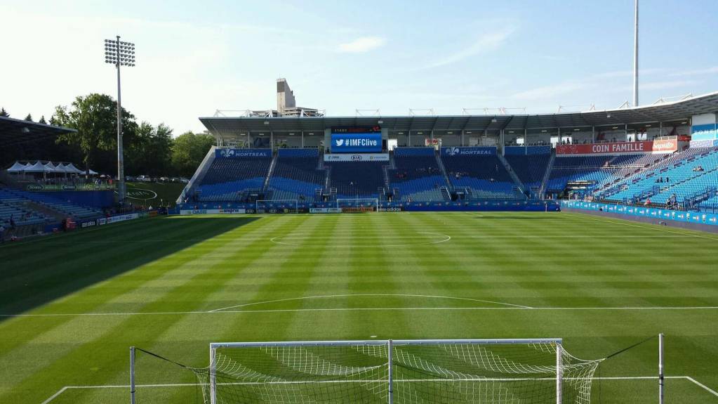 Saputo Stadium before CF Montreal v Sporting KC