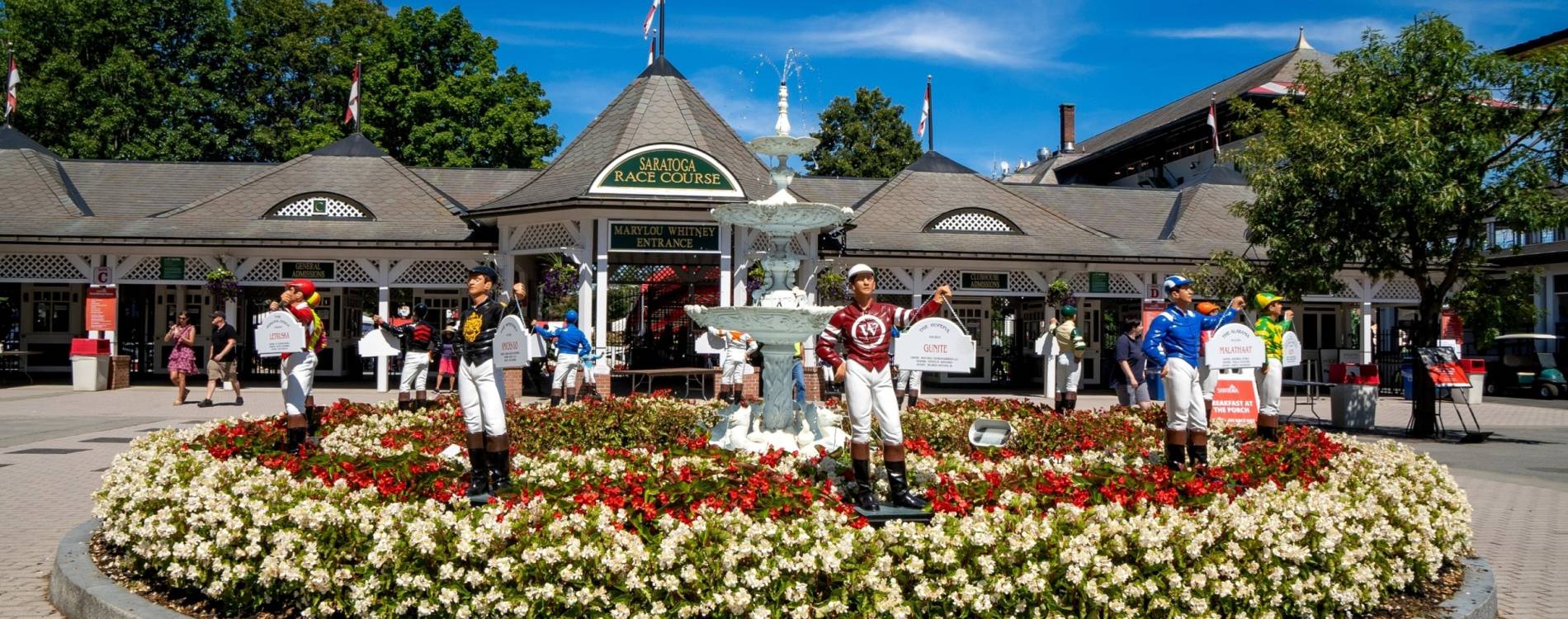 Saratoga Race Course entrance