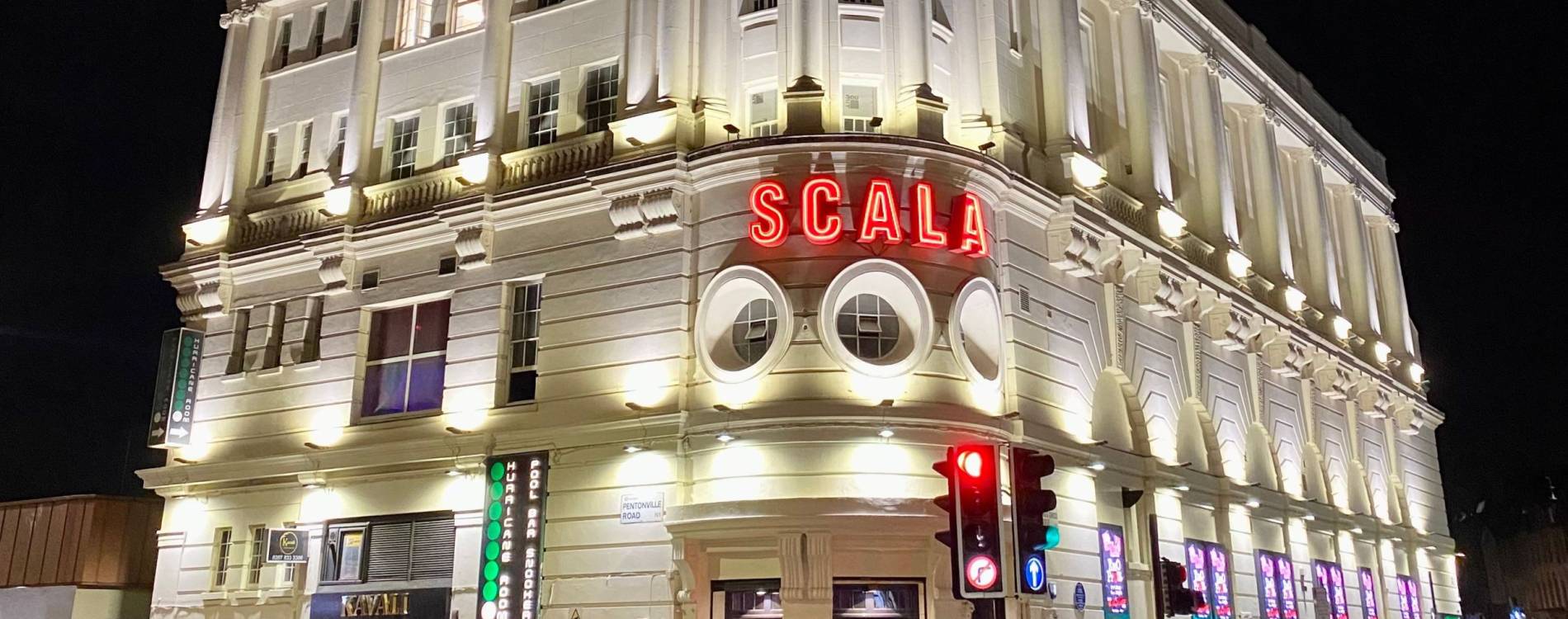 Scala at night, King's Cross