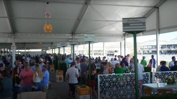 Scorekeepers at TPC Scottsdale