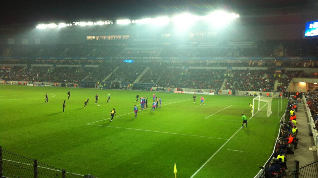 Seating at Fortuna Arena