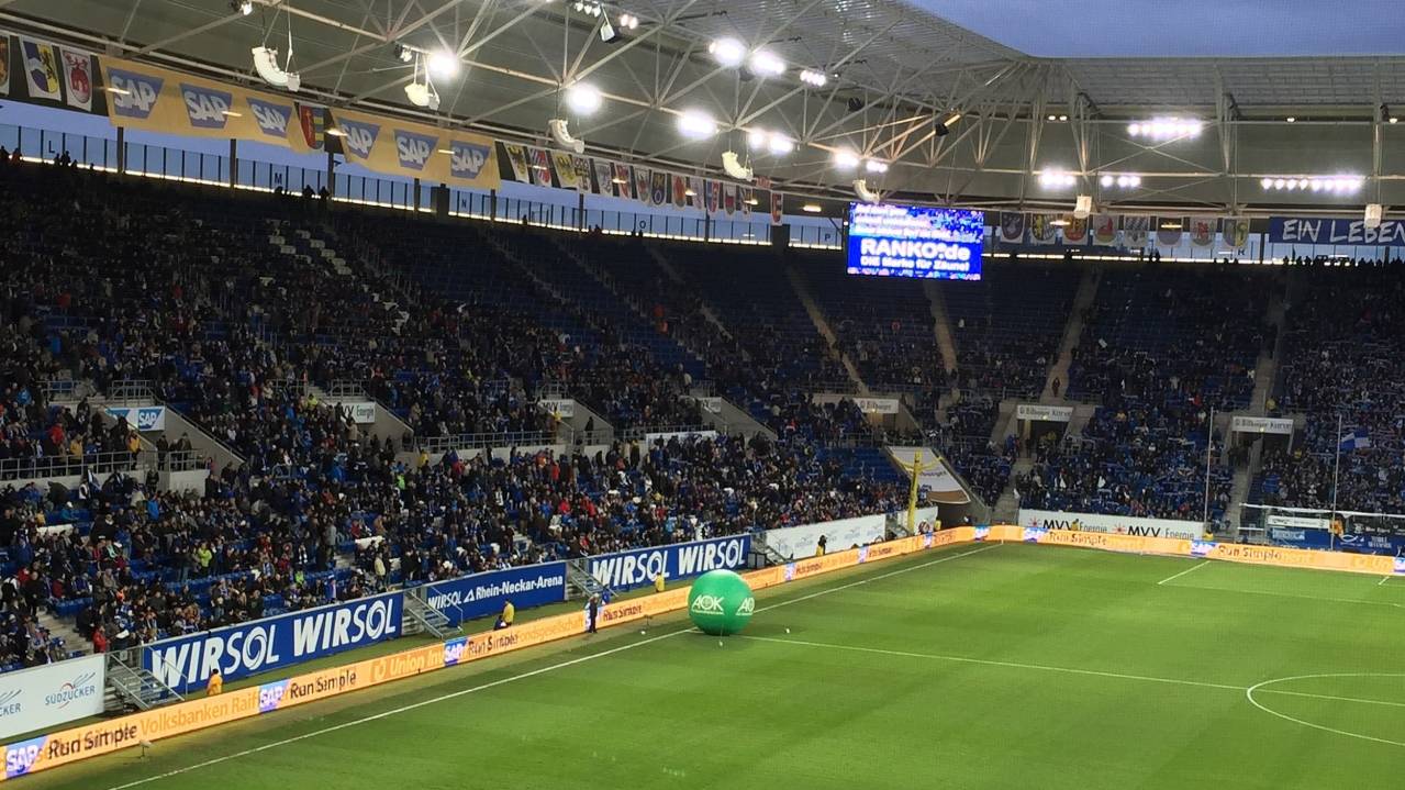 Seating at Rhein-Neckar-Arena