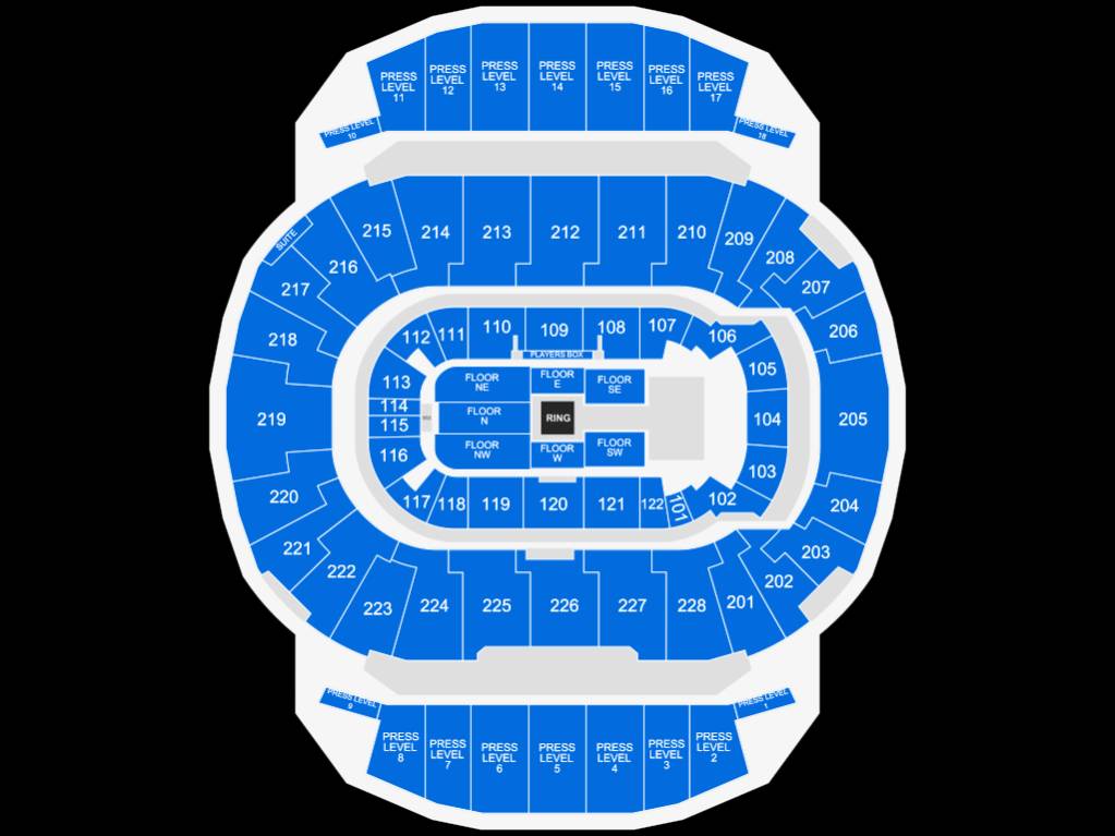 Scotiabank Saddledome Map