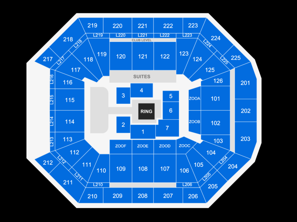 Petersen Events Center Map