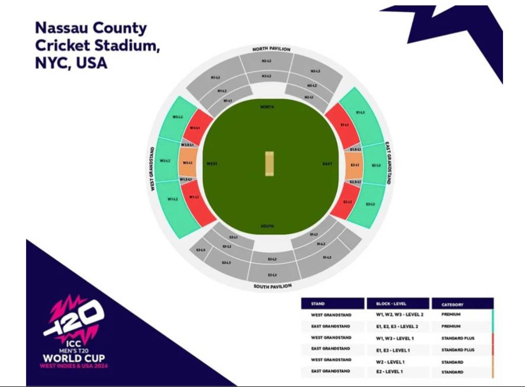 Group Stage India vs Pakistan ICC T20 World Cup Tickets 9 Jun 2024