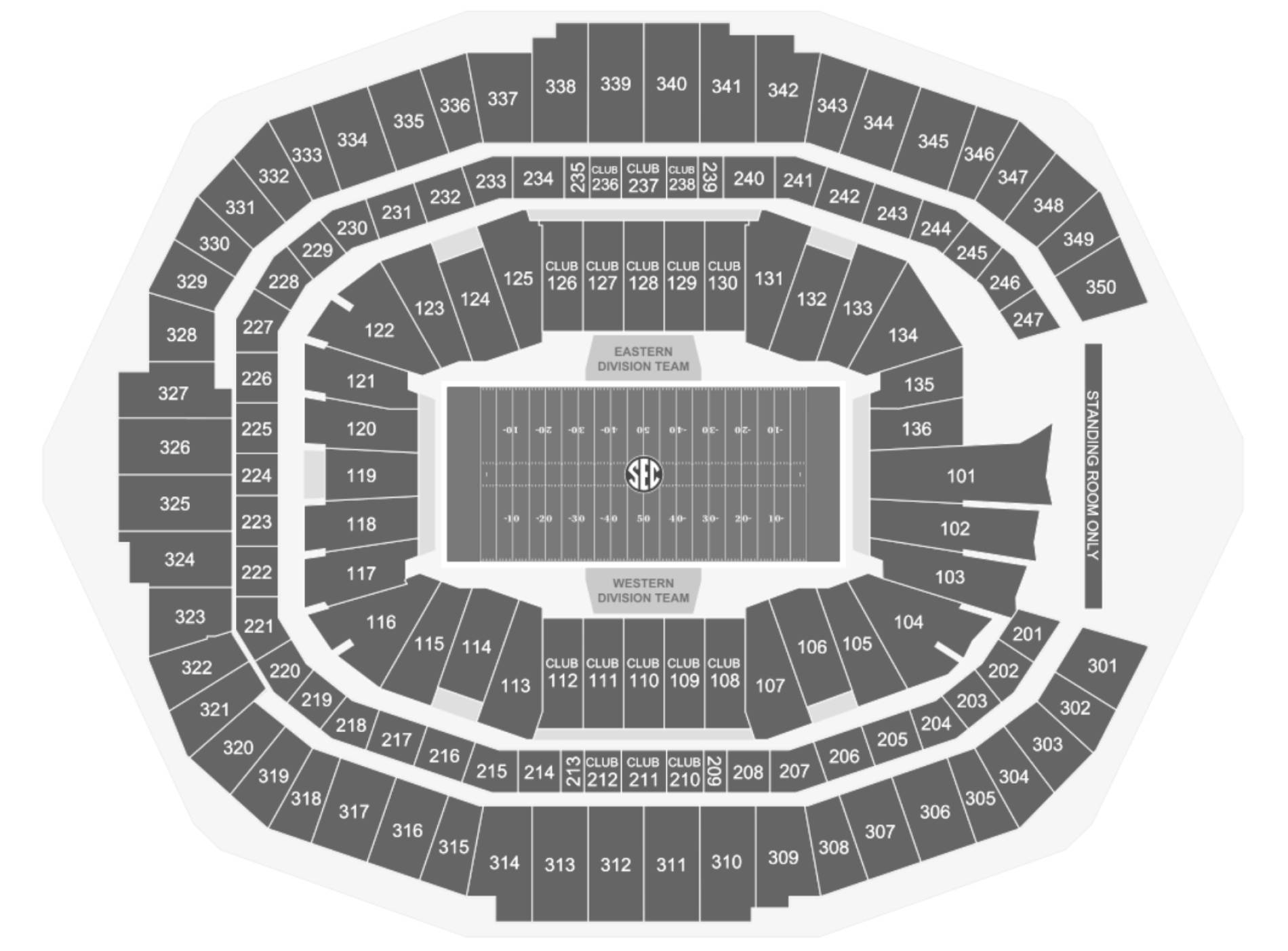 SEC Championship Game Tickets 7 Dec 2024 MercedesBenz Stadium Koobit