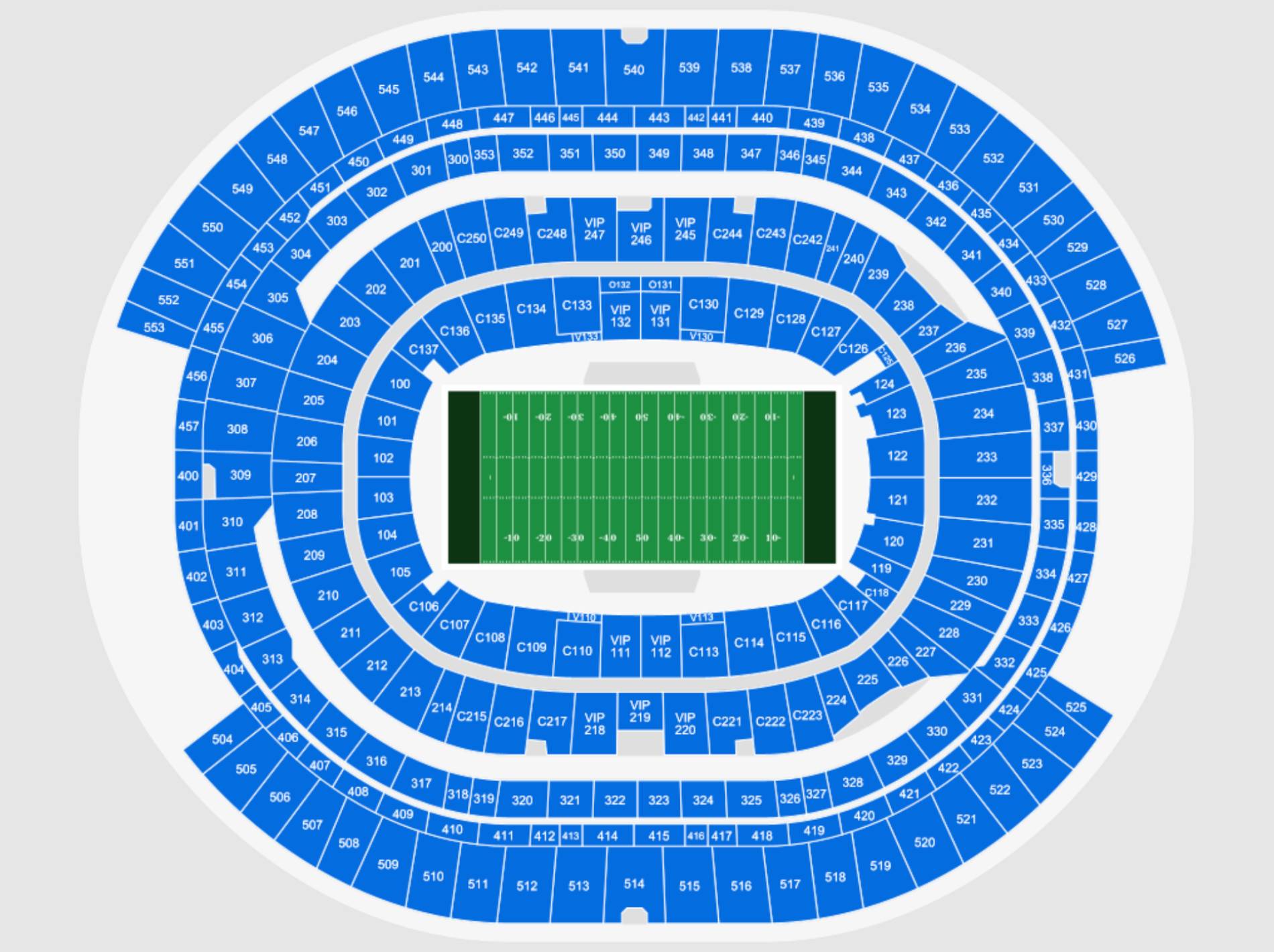 Club Seats (Section C) | CFP National Championship | 20 Jan 2025 ...