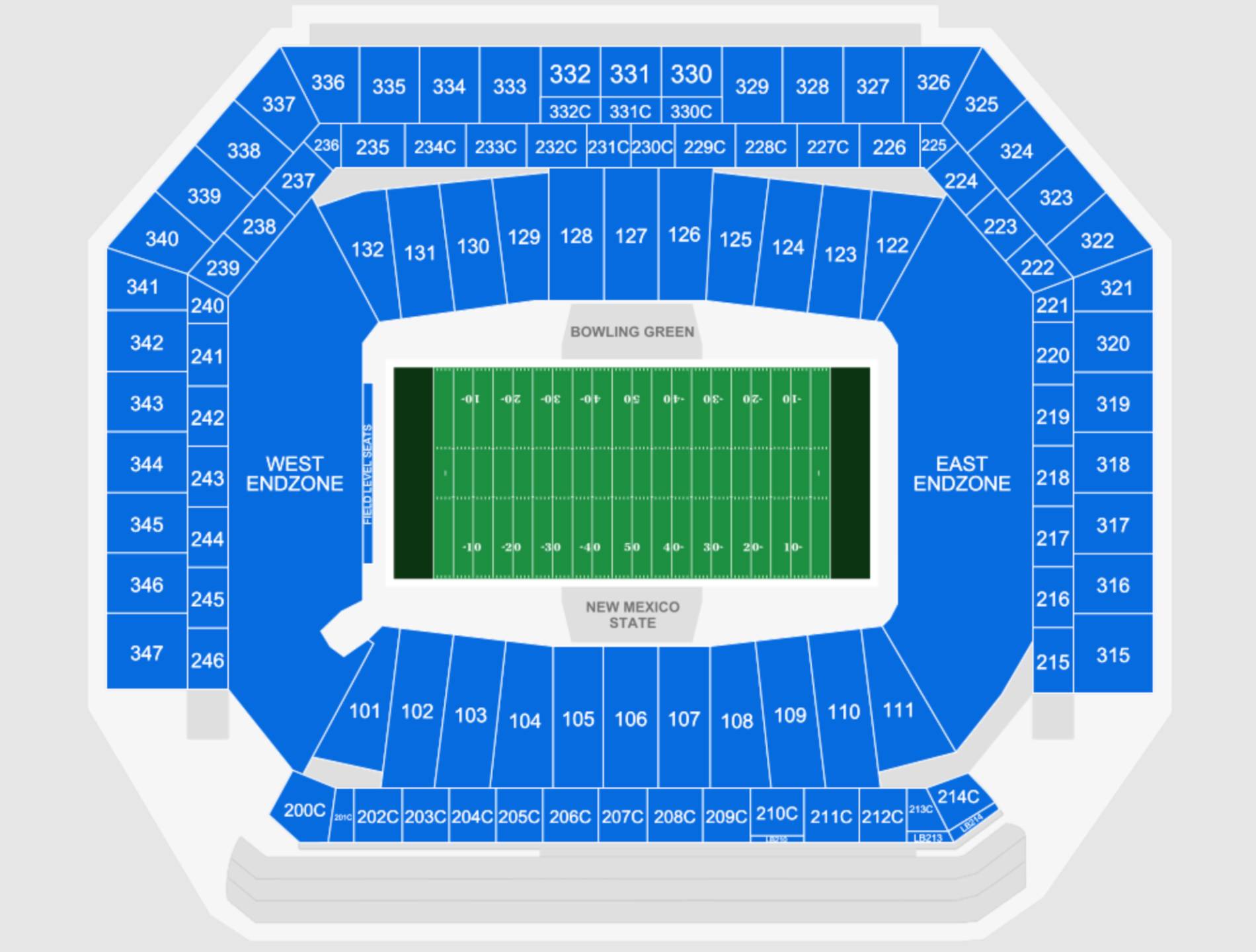 Ford Field Map