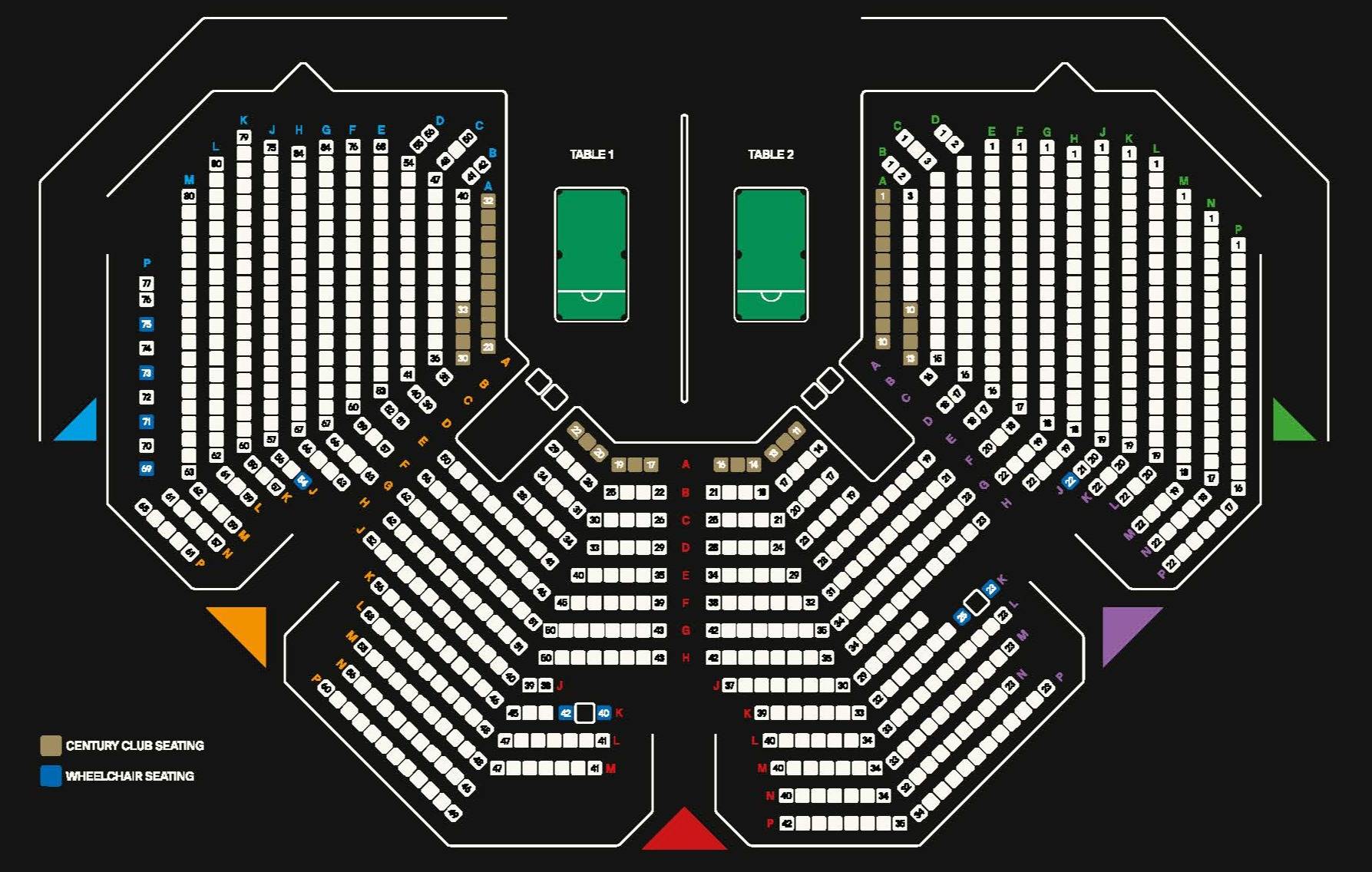 Crucible Theatre Map