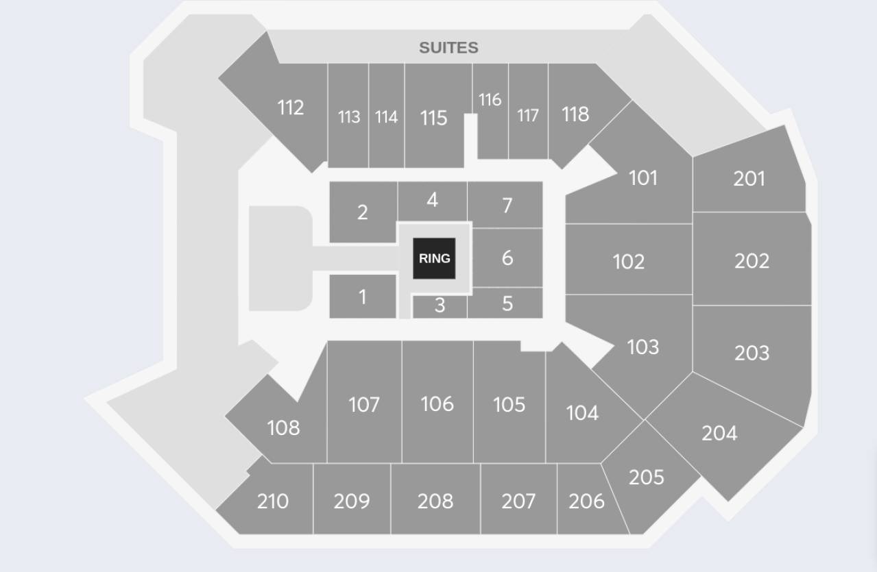 Addition Financial Arena Map