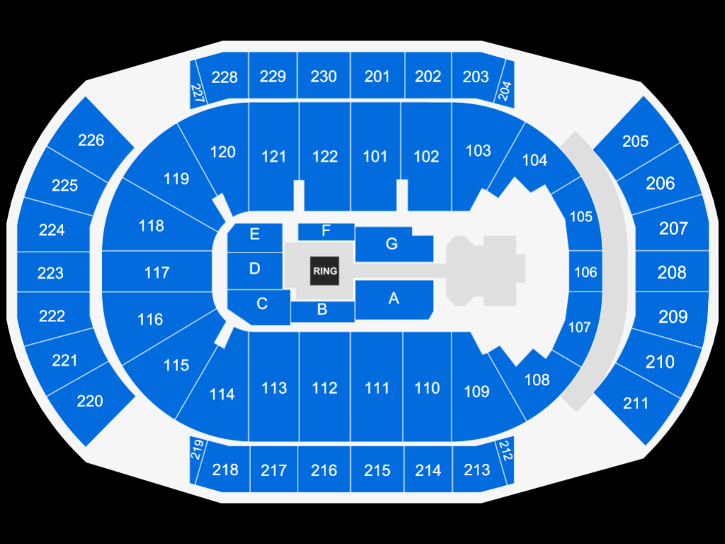 Desert Diamond Arena Map