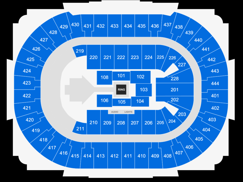 Seating Chart For Wrestling At Honda Center V2 48497 