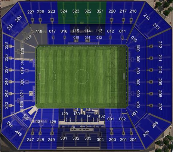 Hill Dickinson Stadium Map