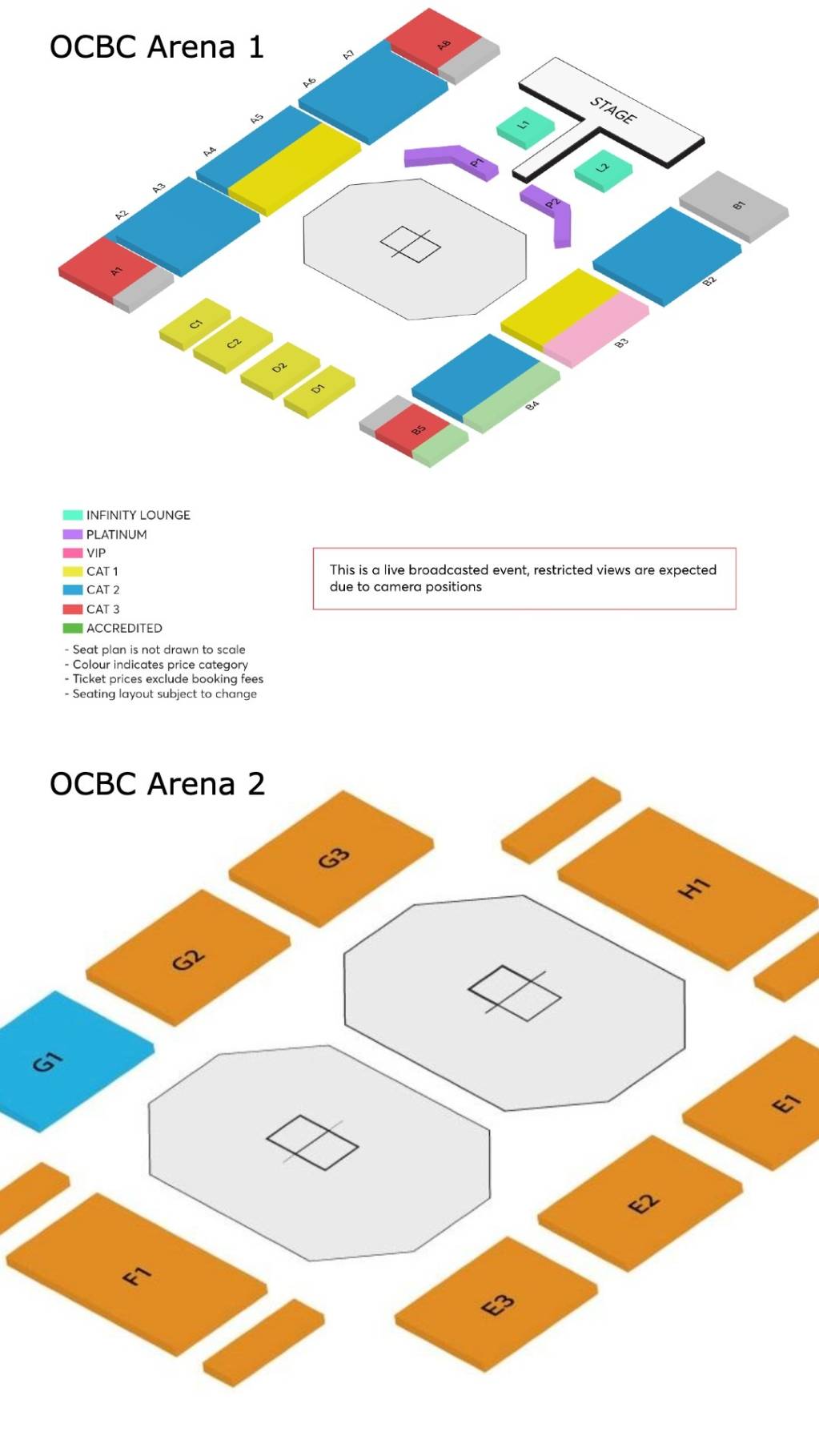 OCBC Arena Map