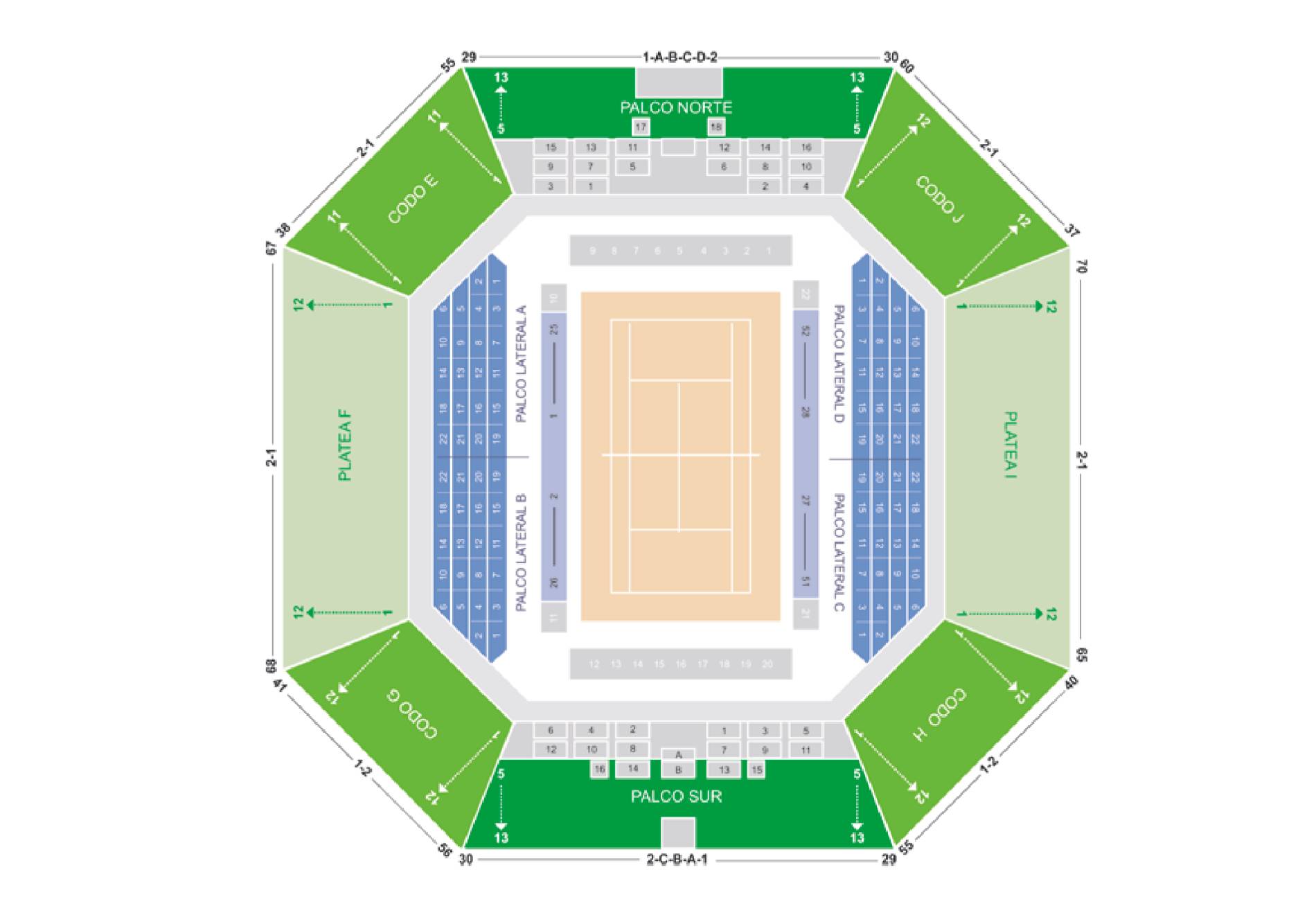 Buenos Aires Lawn Tennis Club Map