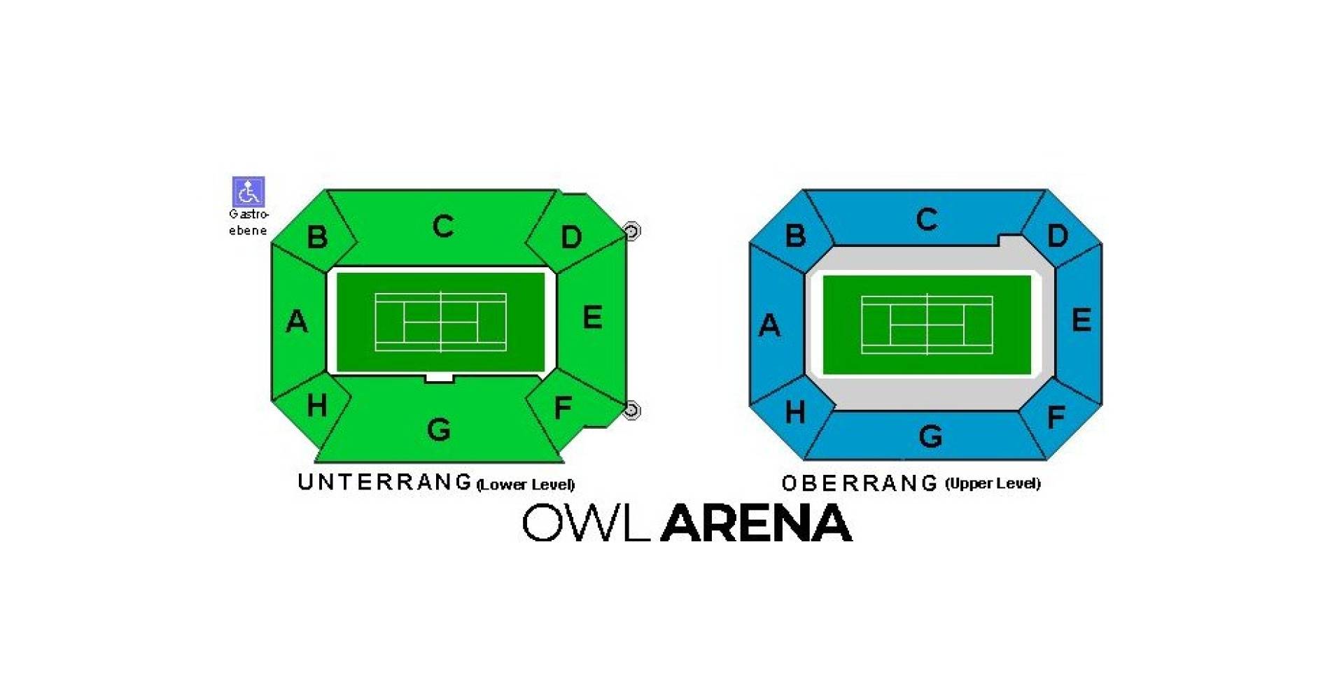 Owl Arena (Gerry Weber Stadion) Map