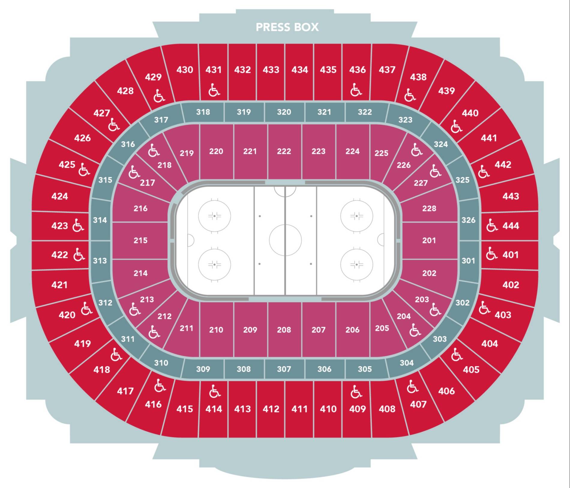 Honda Center Map