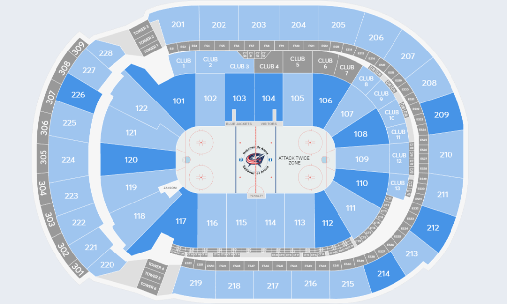 Columbus Blue Jackets V Toronto Maple Leafs Tickets 23 Dec 2023 Nationwide Arena Koobit
